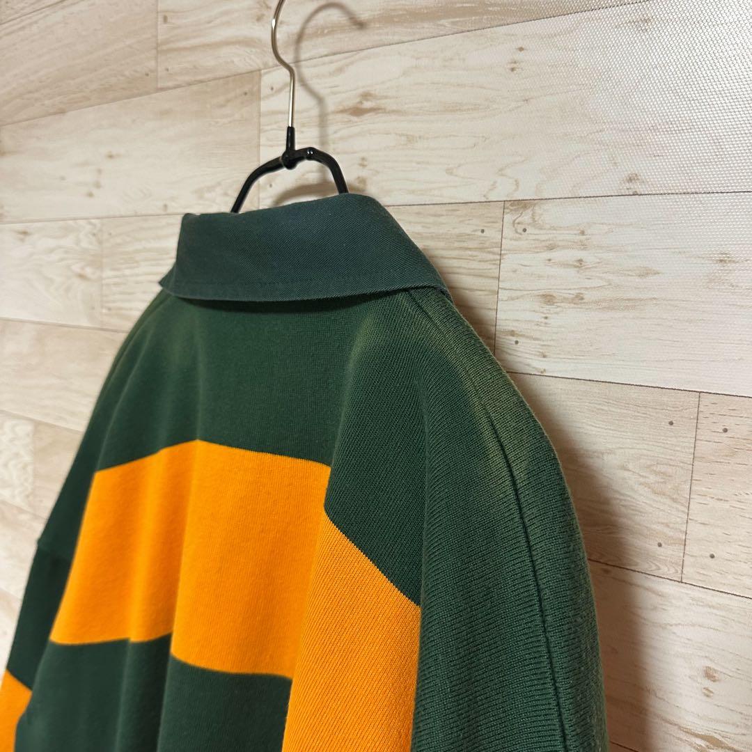 ✨Canterbury カンタベリー 長袖 ボーダー ラガーシャツ M✨