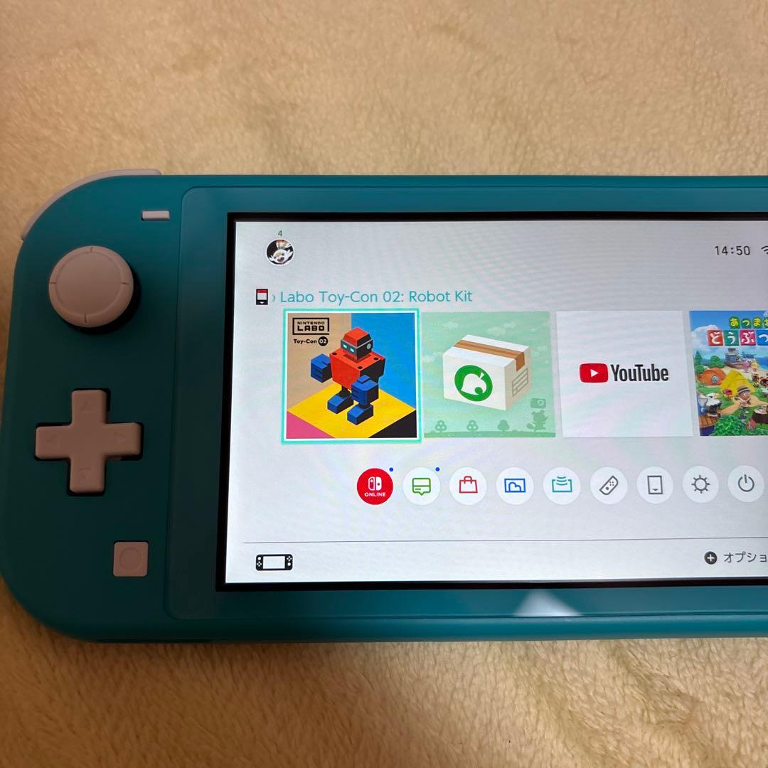 Nintendo Switch Lite ターコイズ(２４時間以内発送) ソフト