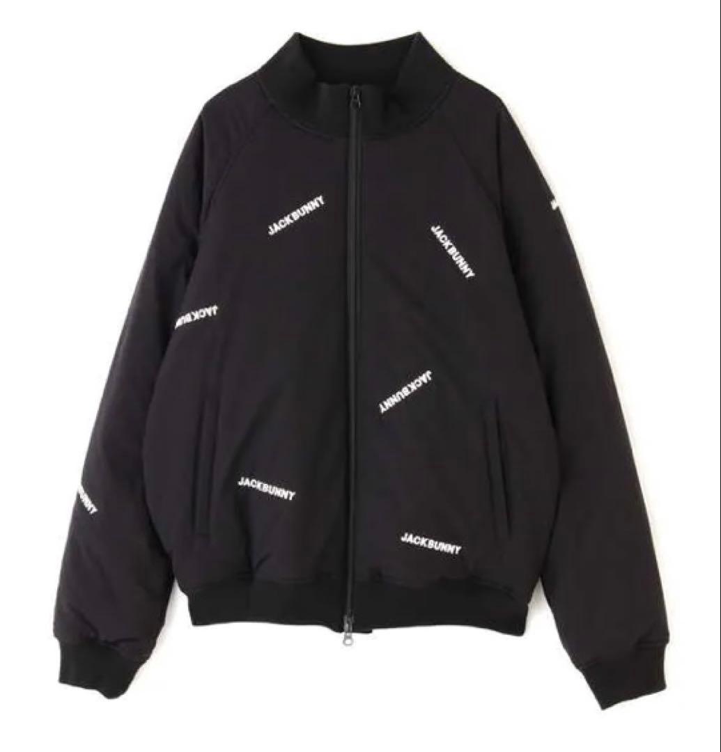 新品 ジャックバニー ポリエステル ストレッチタフタ 中綿ブルゾン(5)L/黒