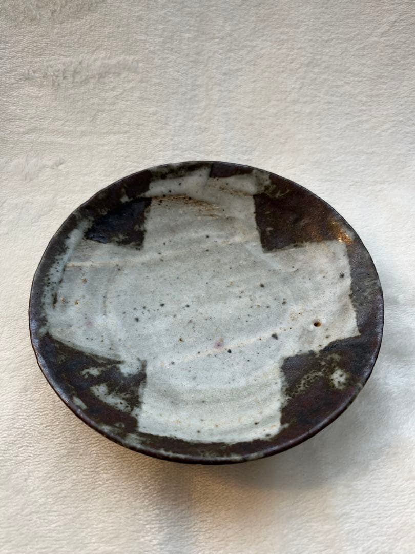 小野哲平さん　クロス皿 5寸 15cm