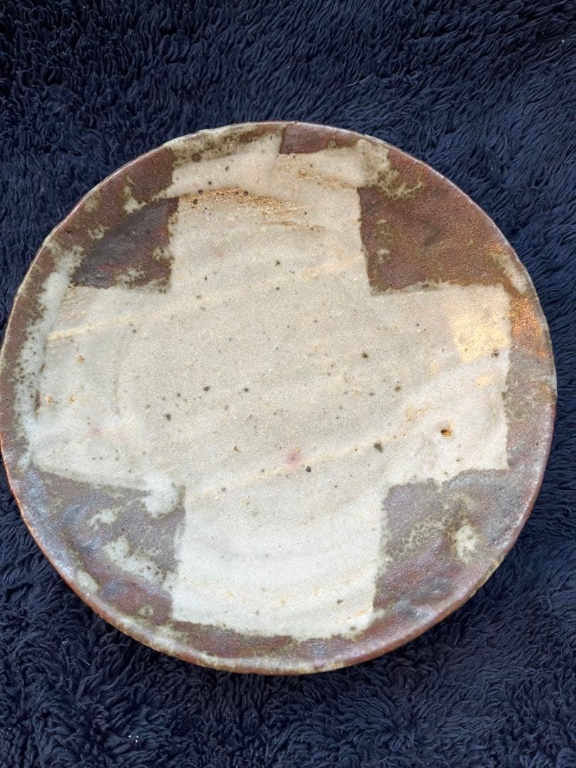 小野哲平さん　クロス皿 5寸 15cm