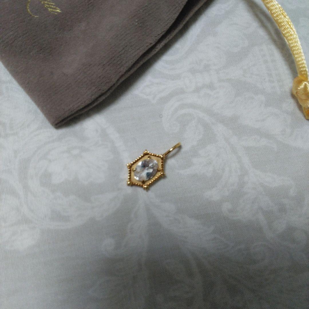 Hariqua　ハリックァ　ダンビュライト　ペンダントチャームK18 おまけ付