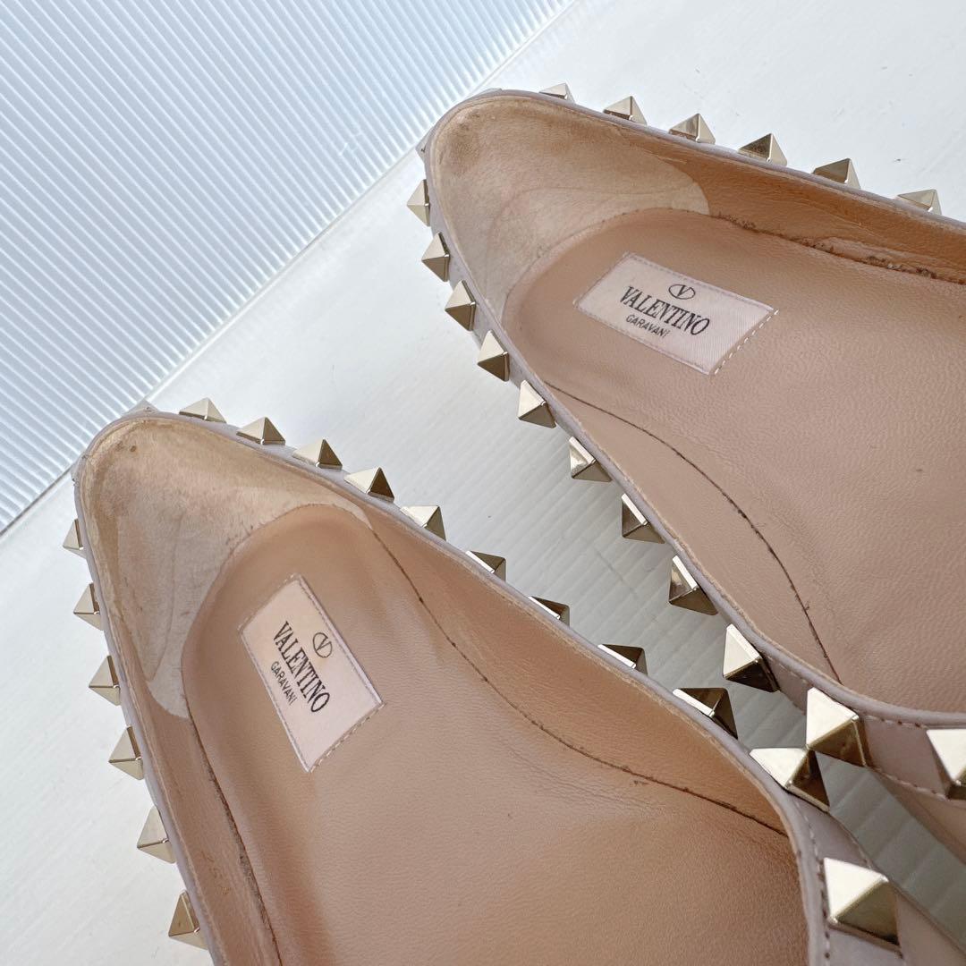 VALENTINO ヴァレンティノ　ロックスタッズ　フラットシューズ　パンプス