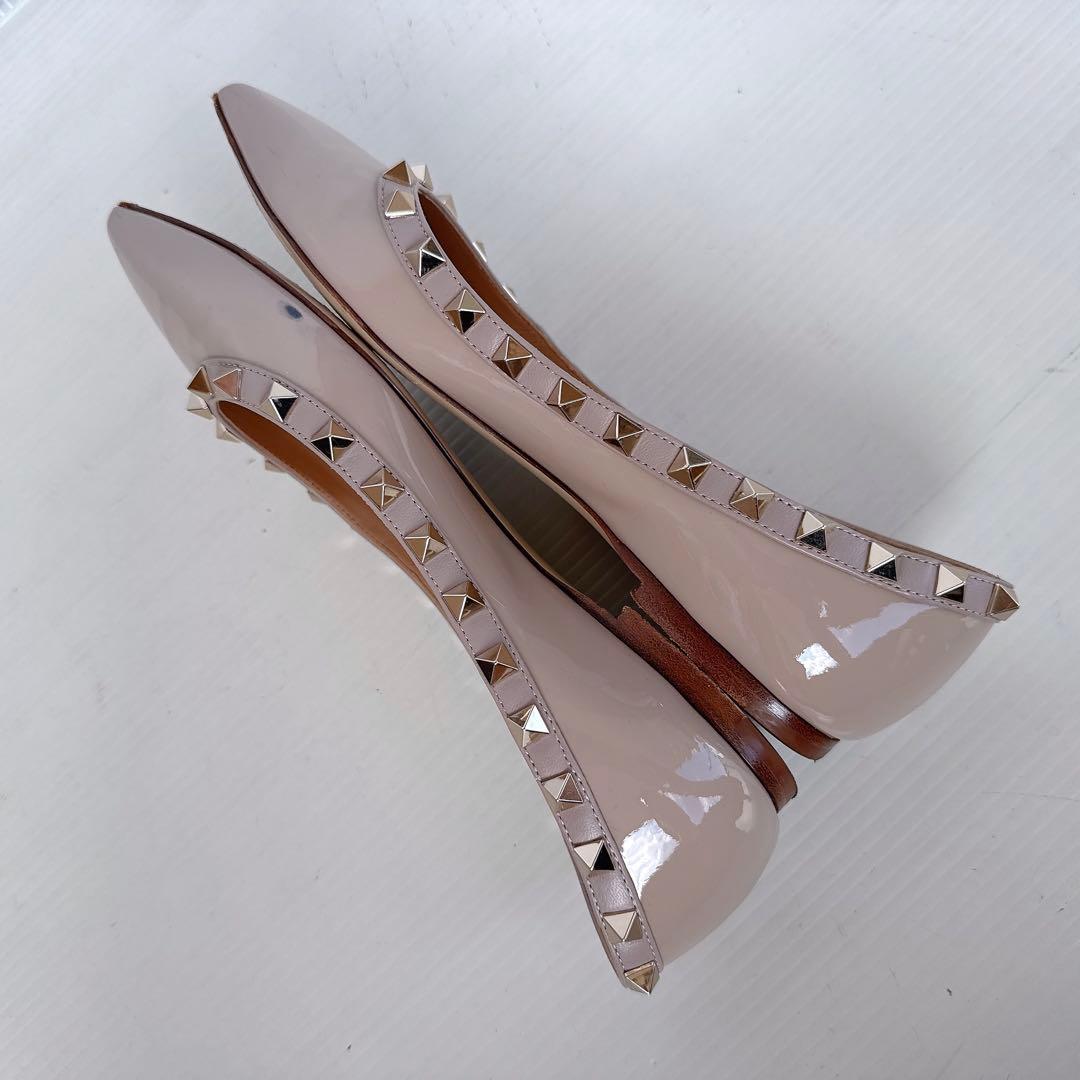 VALENTINO ヴァレンティノ　ロックスタッズ　フラットシューズ　パンプス