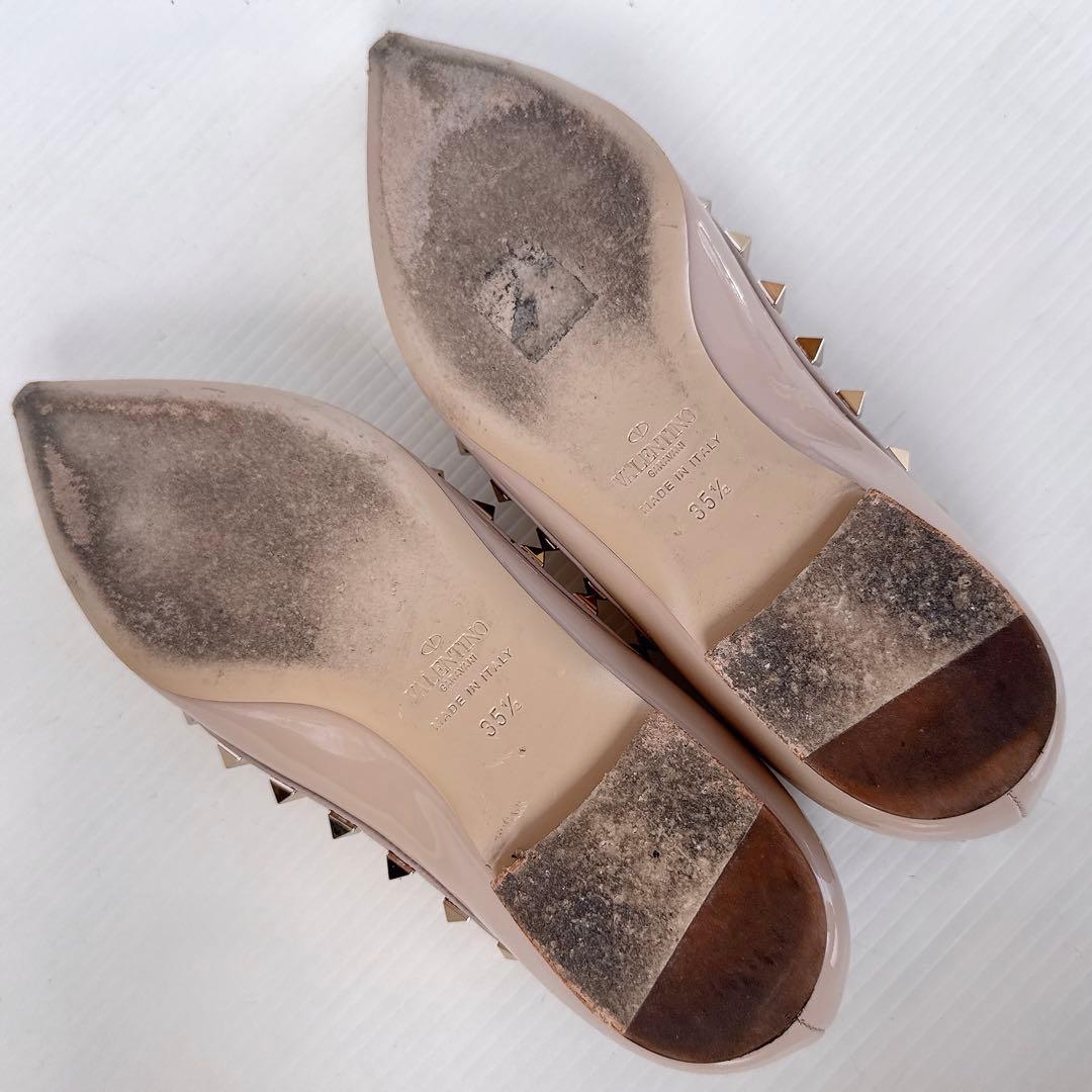 VALENTINO ヴァレンティノ　ロックスタッズ　フラットシューズ　パンプス