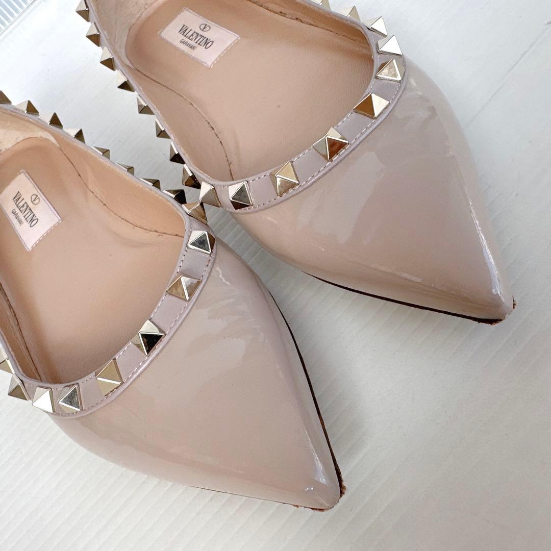VALENTINO ヴァレンティノ　ロックスタッズ　フラットシューズ　パンプス