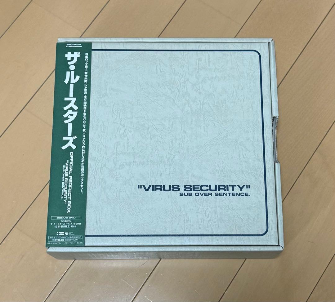 ザ・ルースターズ「VIRUS SECURITY」CDボックスセット