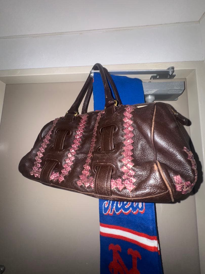 BOTTEGA VENETAボッテガヴェネタ　レザーボストンバッグ　ハンドバッグ