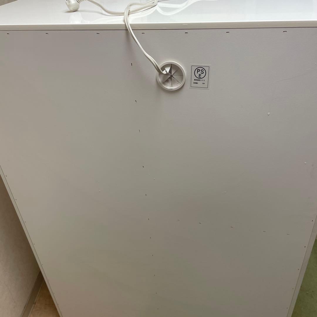 3/17迄【送料込】ニトリ 食器棚 Nポスティア レンジボード 幅80　食器棚