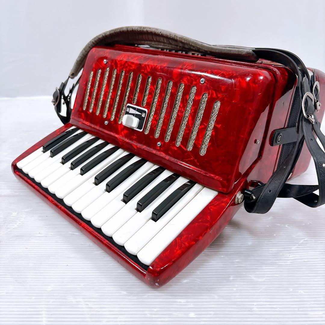 【美品】YAMAHA ヤマハ S-25B アコーディオン 8905 ケース付き