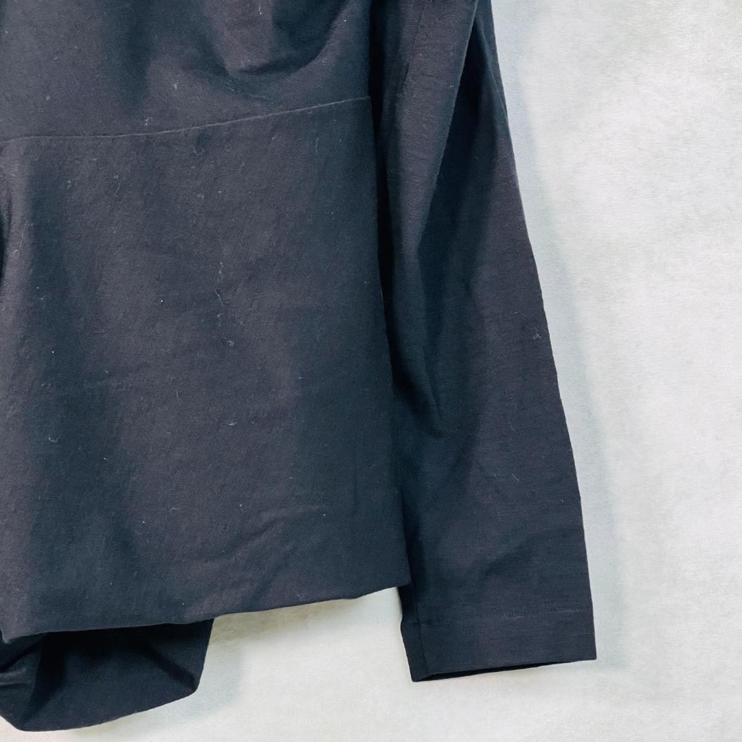 【トリコ コムデギャルソン】トップス アシンメトリー 変形 ブラック S~M