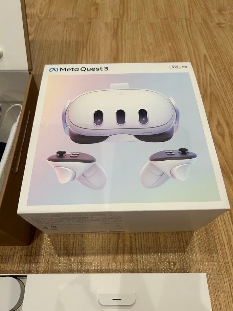  Quest 3 512GB ヘッドセット コントローラーセット