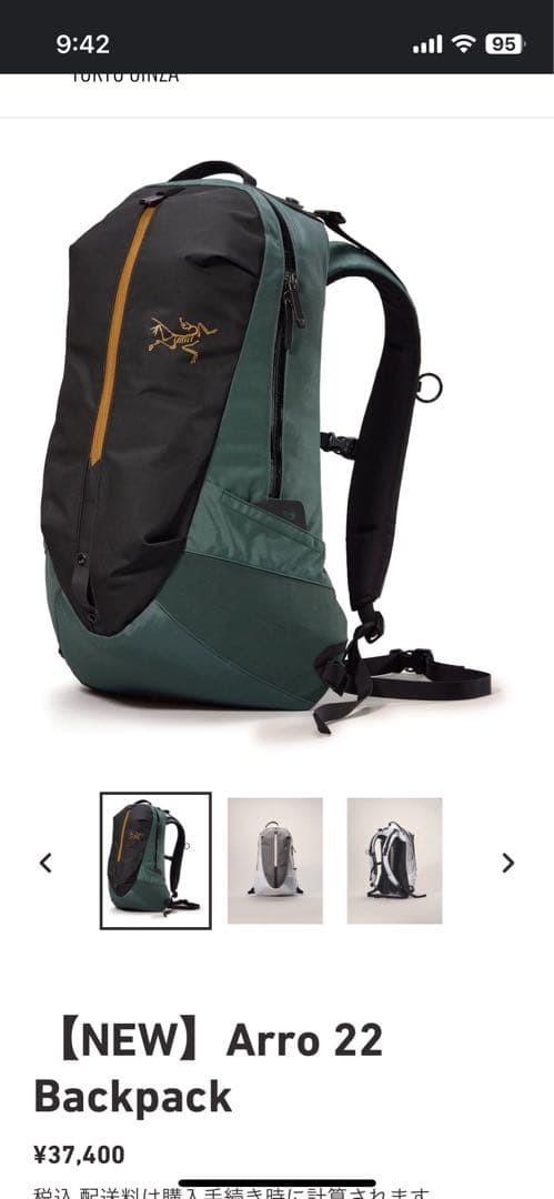 アークテリクスアロー　Arro 22 Backpack