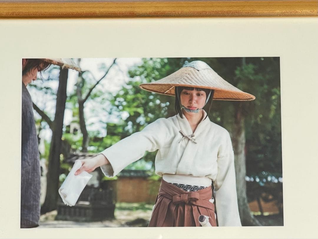 るろうに剣心　武井咲　直筆サイン 手ぬぐい＆台本　当選通知書 抽プレ　佐藤健