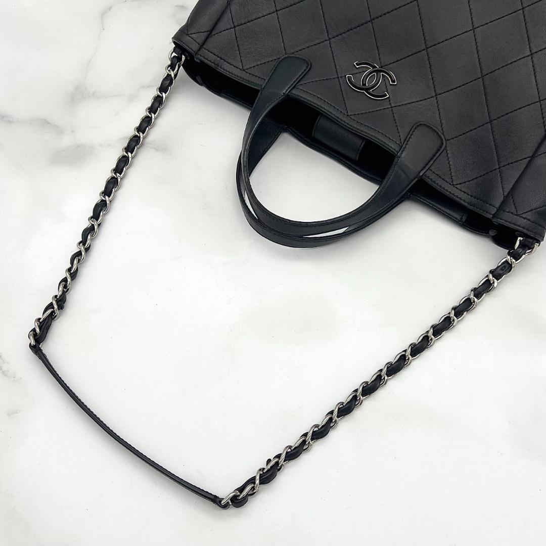 【Gカード付】 シャネル マトラッセ 2WAY チェーントート A4対応 肩がけ
