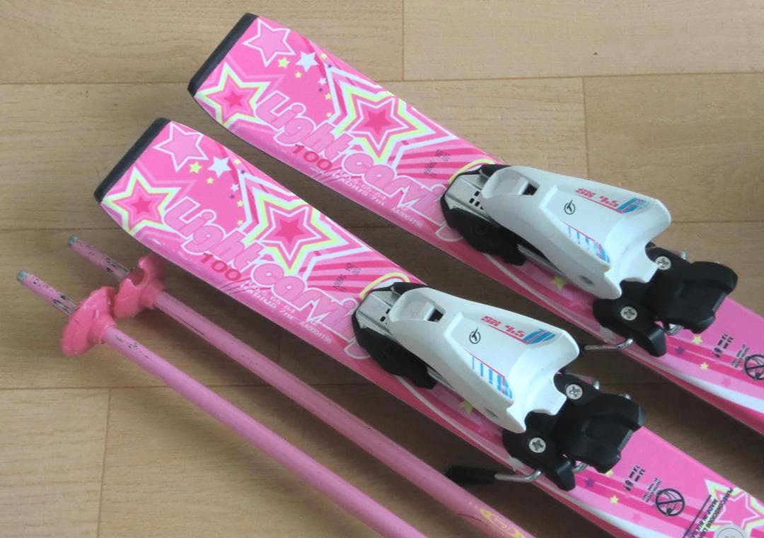 ■■送料無料■PURECONSCIOUS■子供用スキーセット■板100/靴19■