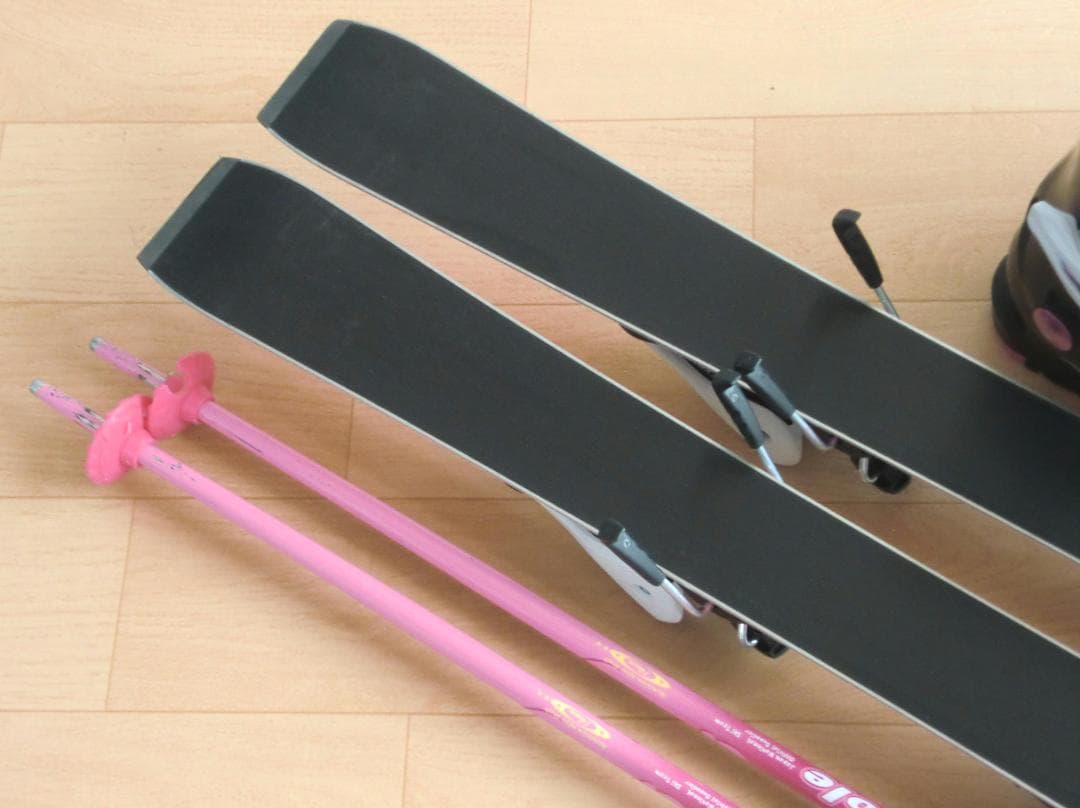 ■■送料無料■PURECONSCIOUS■子供用スキーセット■板100/靴19■