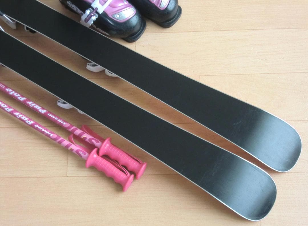 ■■送料無料■PURECONSCIOUS■子供用スキーセット■板100/靴19■