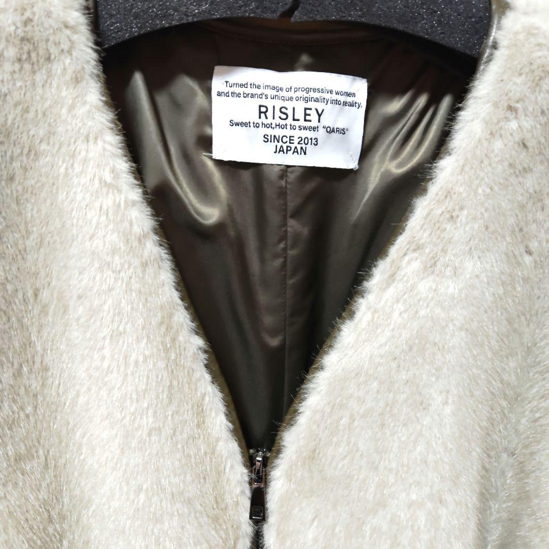 RISLEY リズレー　Vネックファーブルゾン