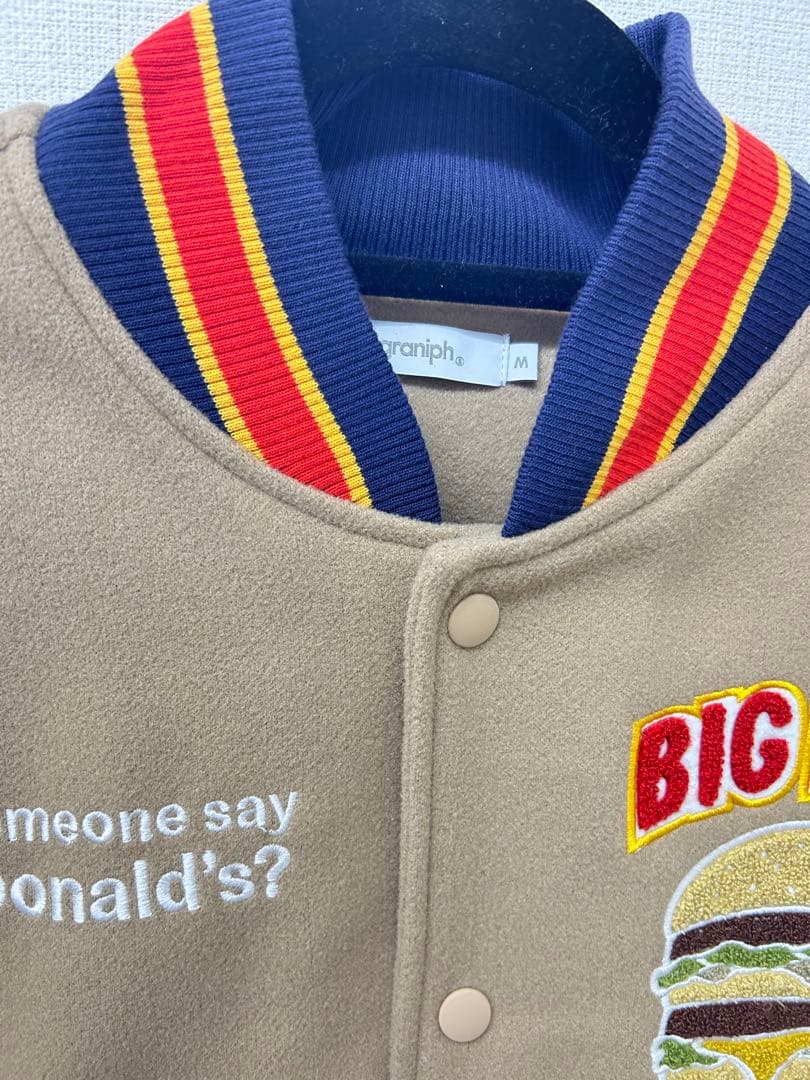 グラニフ　マクドナルド　スタジャン BIG MAC スタジャン