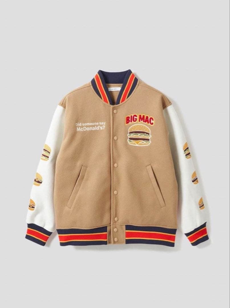 グラニフ　マクドナルド　スタジャン BIG MAC スタジャン