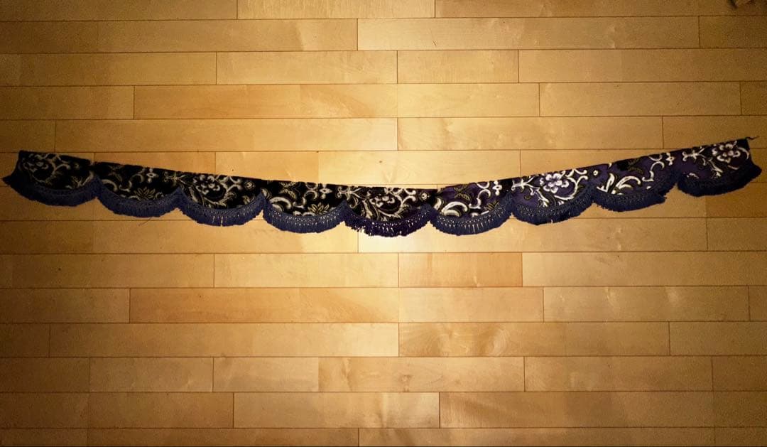 金華山　華恋　紫　サイド（仮眠）、フロントカーテンセット　大型　4トンワイド用