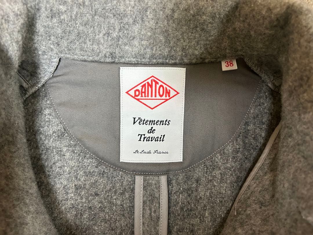 DANTON ウールジャケット グレー 38