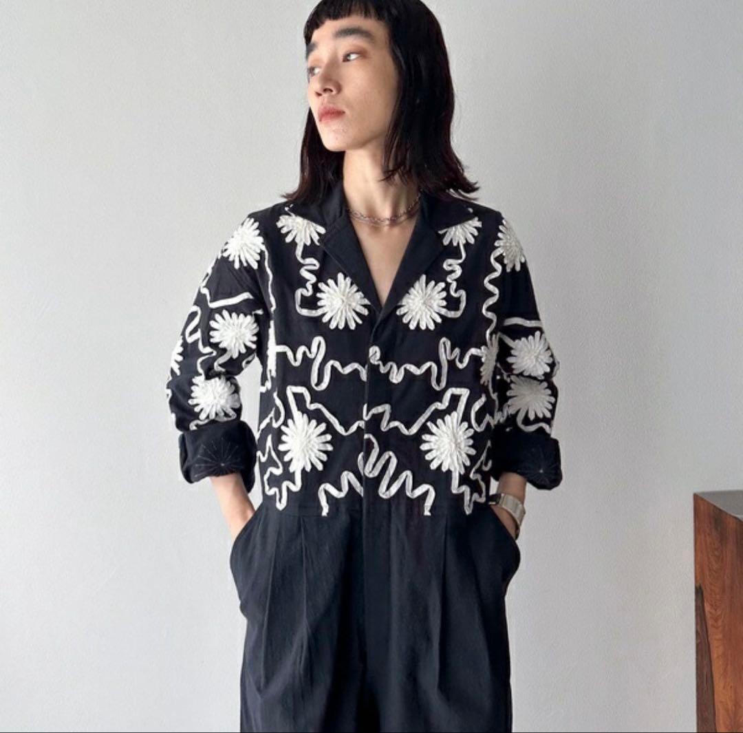 chii　Deepika Tape Embroidery Jumpsuit