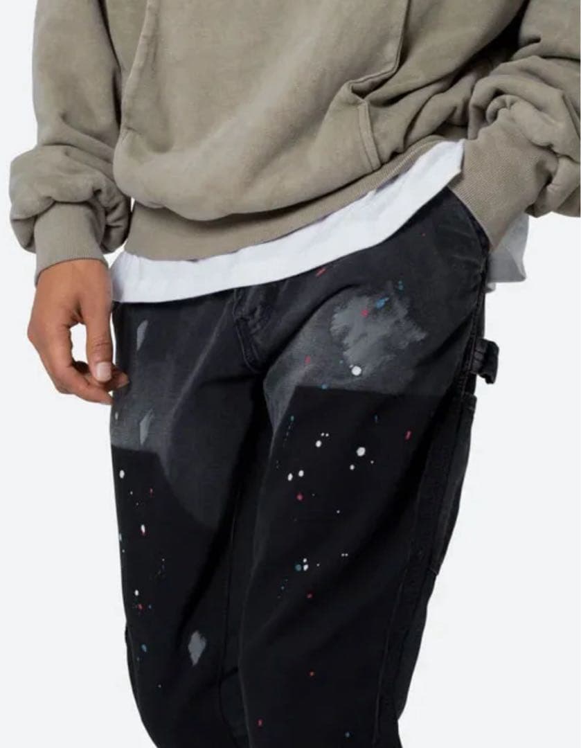 パンツ [mnml] B243 Flare Denim Black W30