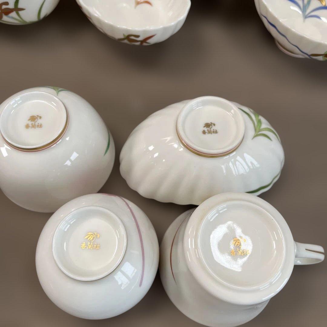 香蘭社 蘭 金彩 コーヒーカップ、食器、まとめて