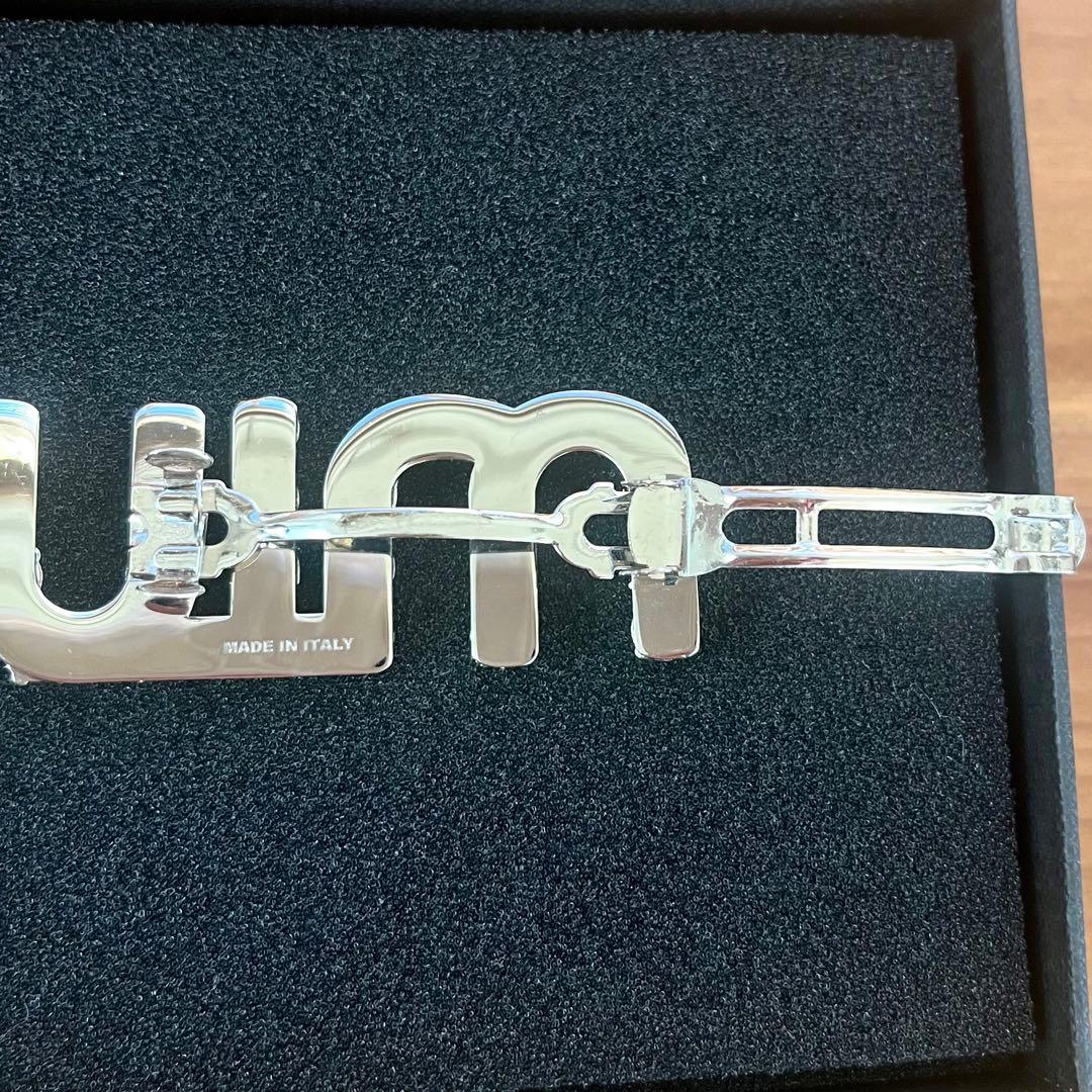 【正規品】MIU MIU クリスタルヘアピン miumiuロゴ