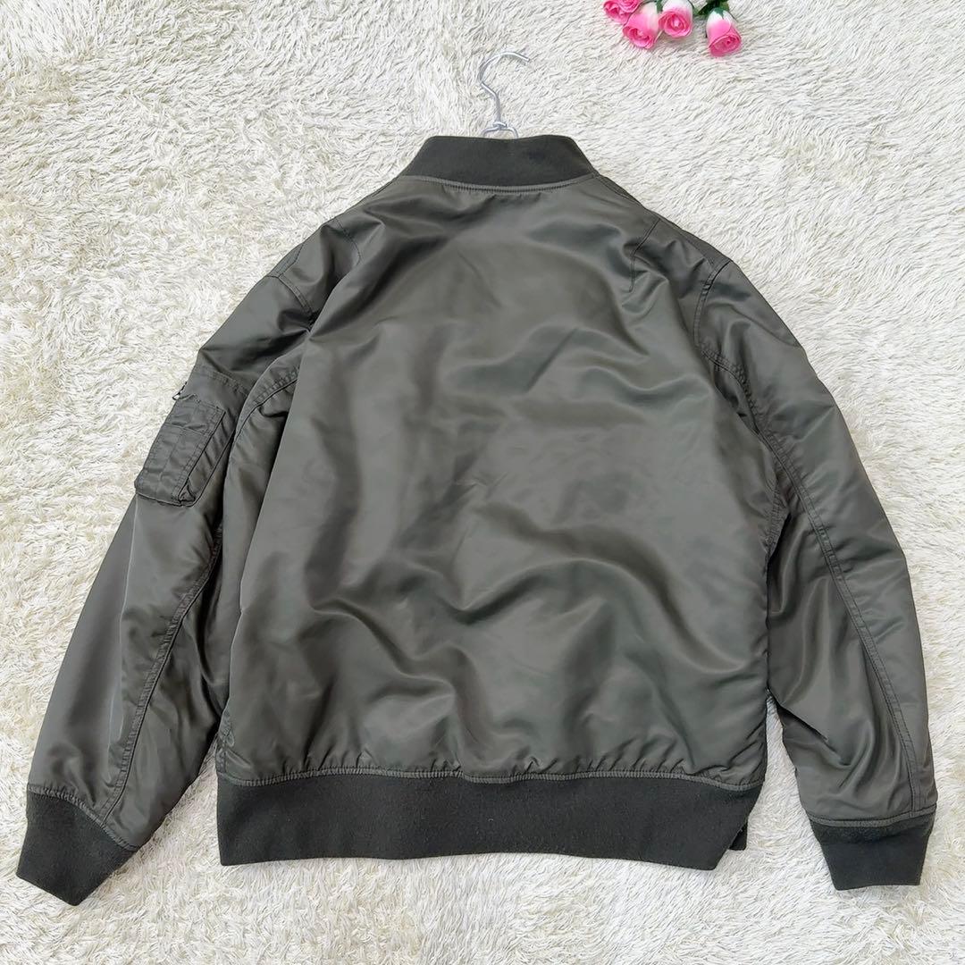 希少サイズ　XXL　ユニクロ(UNIQLO ) MA1ブルゾン　カーキ