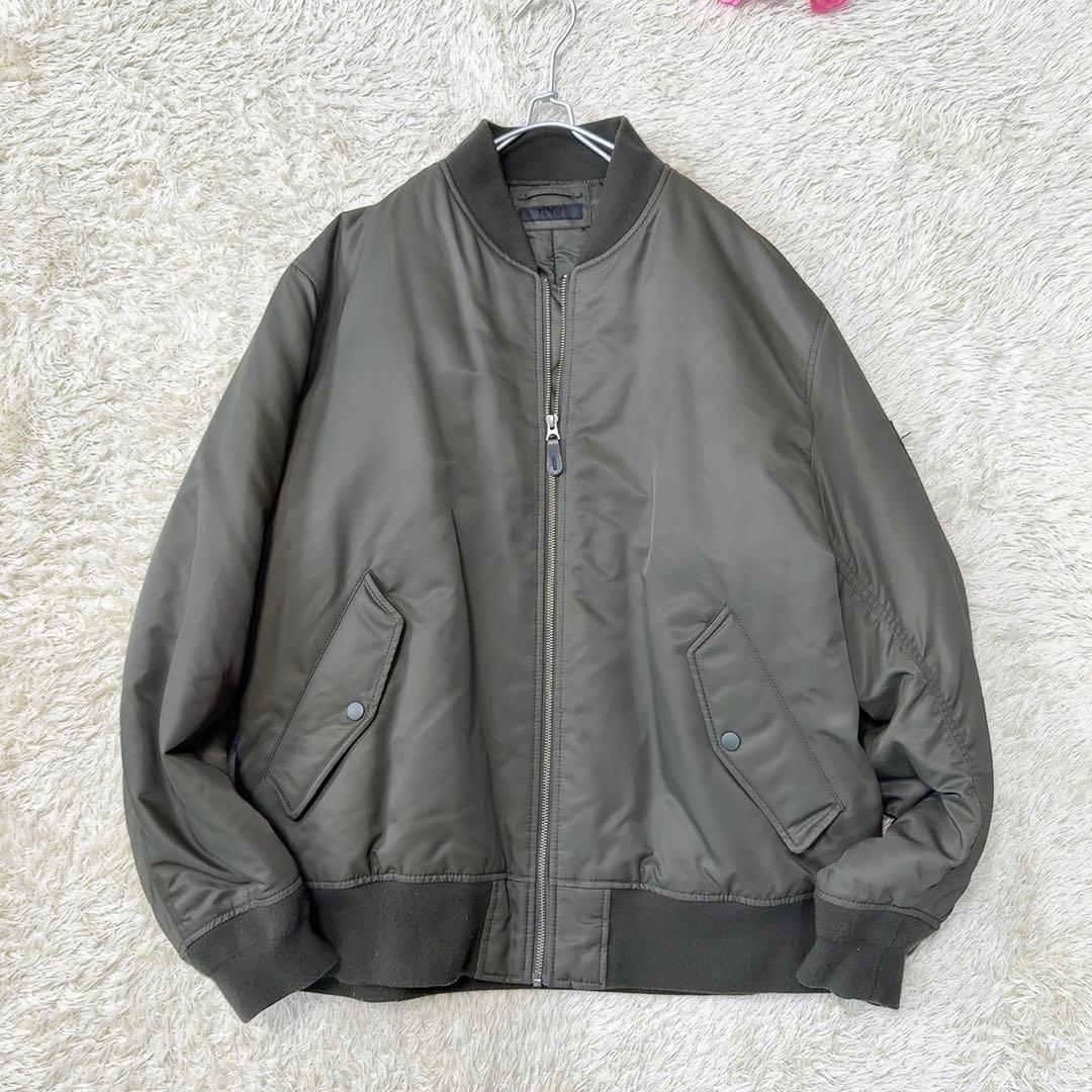 希少サイズ　XXL　ユニクロ(UNIQLO ) MA1ブルゾン　カーキ
