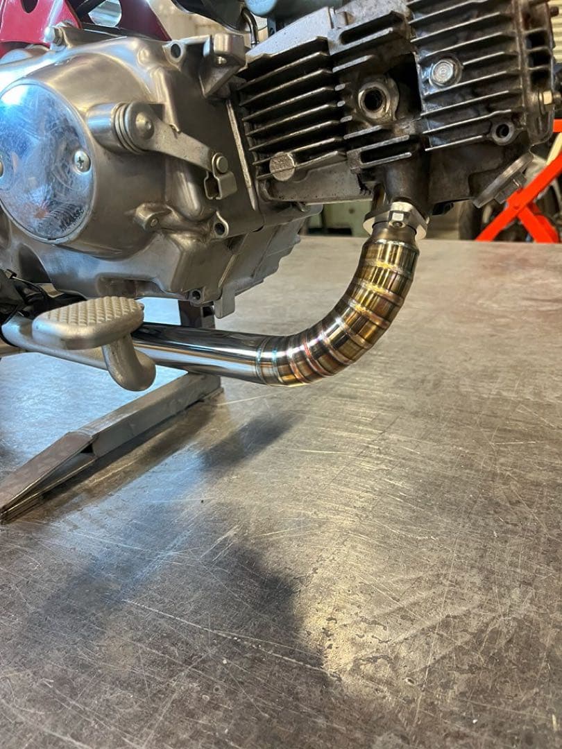 モンキー、ゴリラ用　新品ステンレス製メガホンマフラー