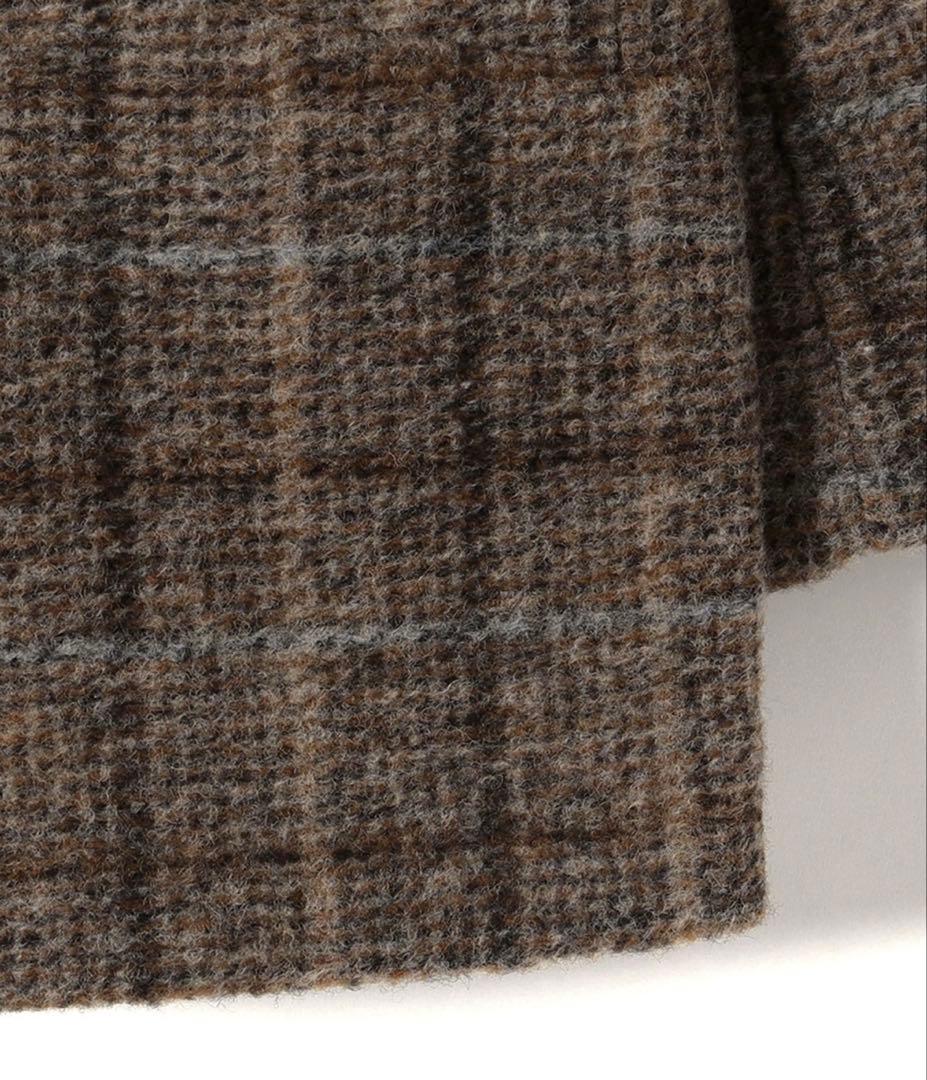 SHIPS スライバーチェックショートPコート