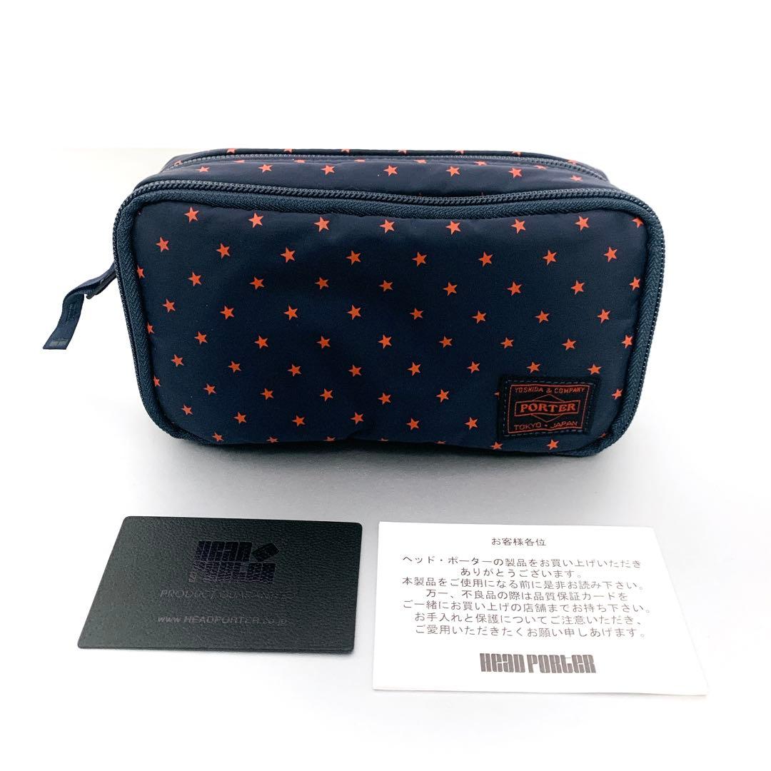 ✨極美品✨ヘッドポーター STELLAR ステラ 星柄 コスメティックポーチ