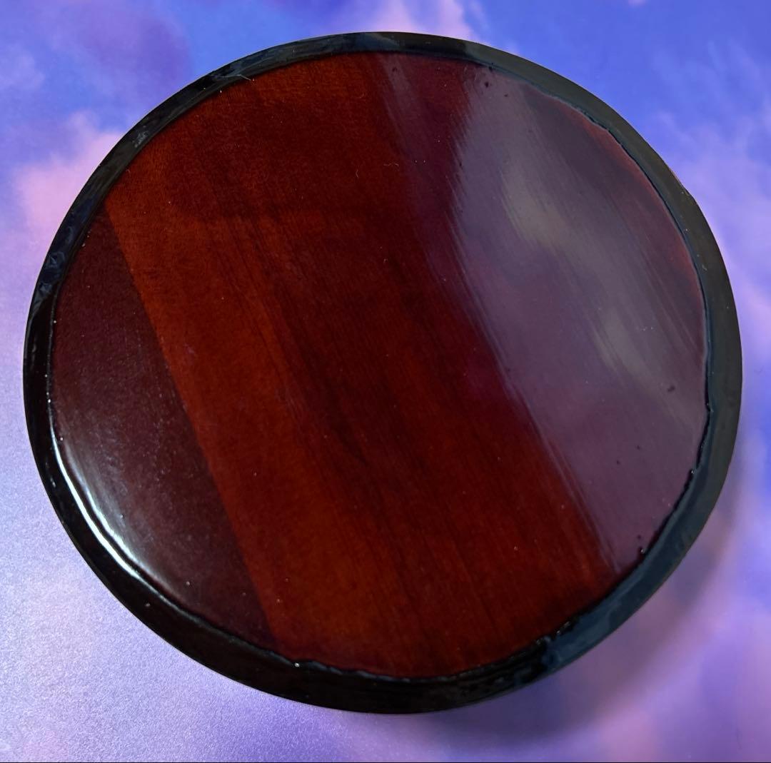 未使用品 井川メンパ 漆器 丸型 仕切り付きお弁当箱 丸型 1号 望月良秋