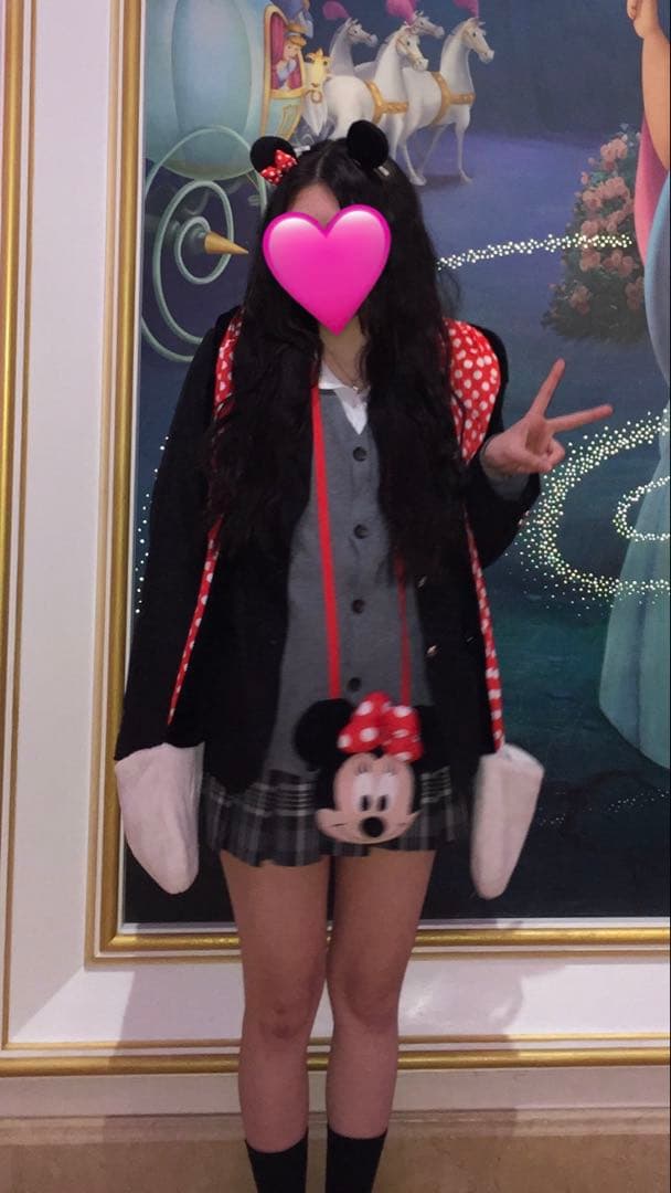 ミニーちゃん ファンキャップ マフラー