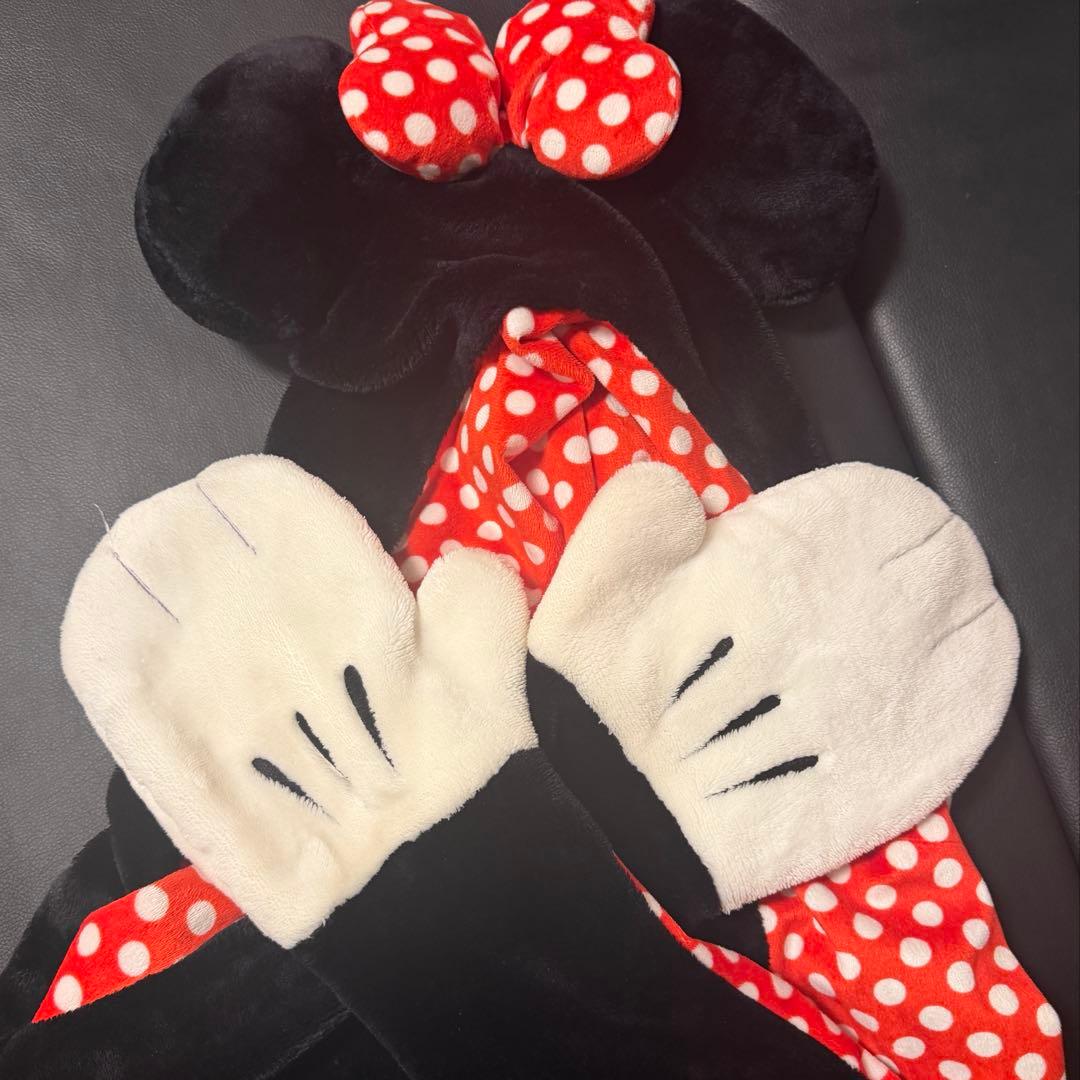 ミニーちゃん ファンキャップ マフラー