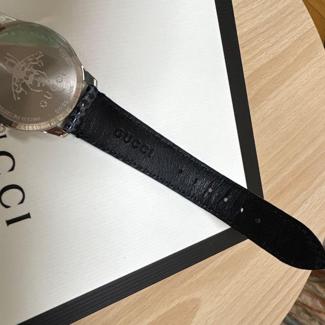 超美品 GUCCI 腕時計 /ネイビー レディース