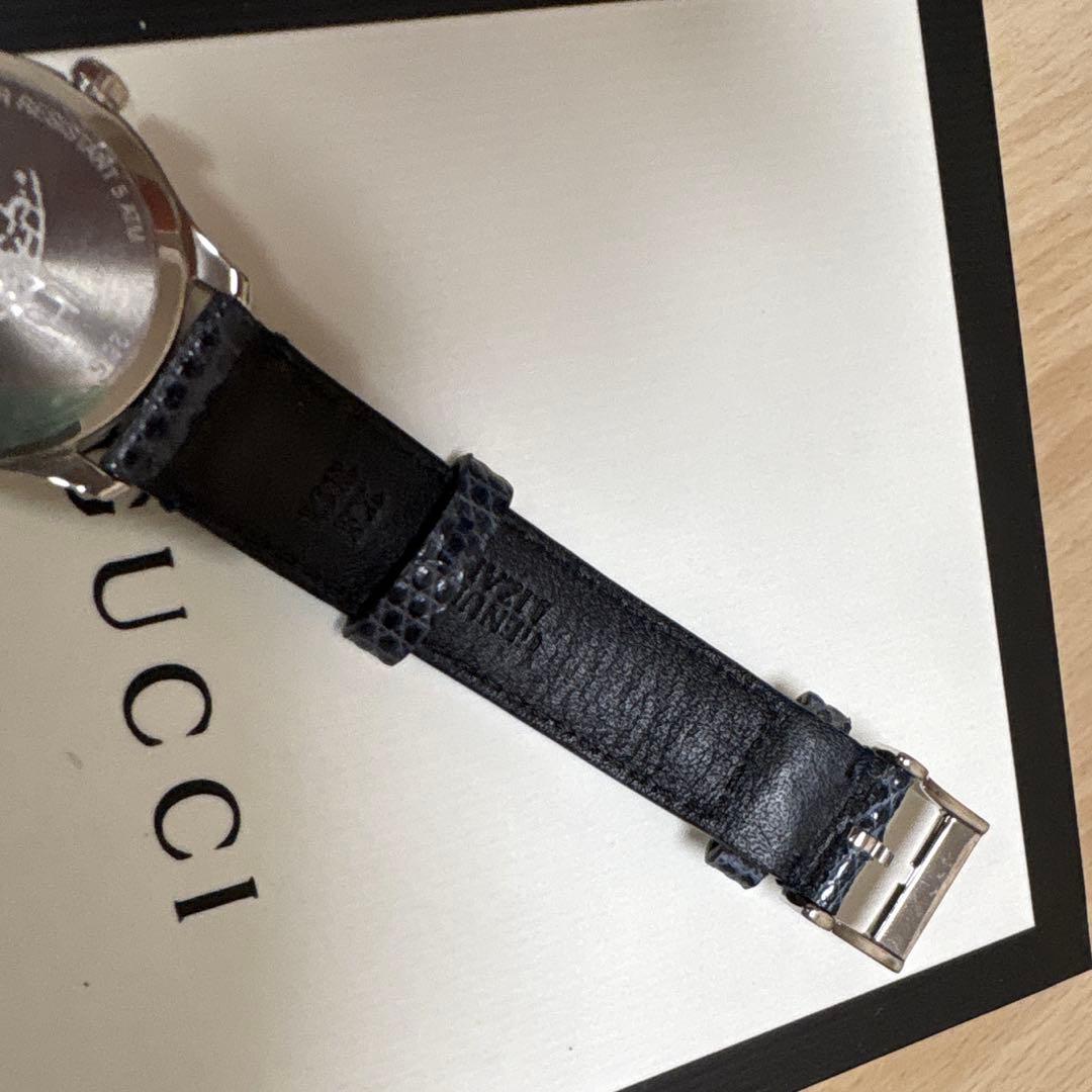 超美品 GUCCI 腕時計 /ネイビー レディース