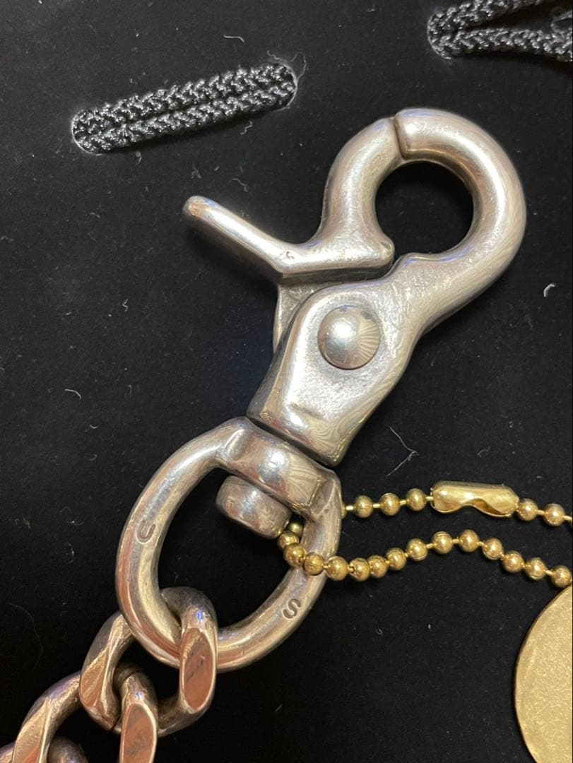 US アスヘビーゲージウォレットチェーン