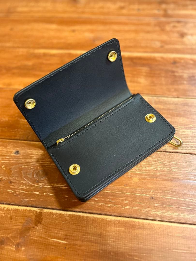 トラッカーウォレット TW-03 リアルクロコダイルカスタム 茶芯