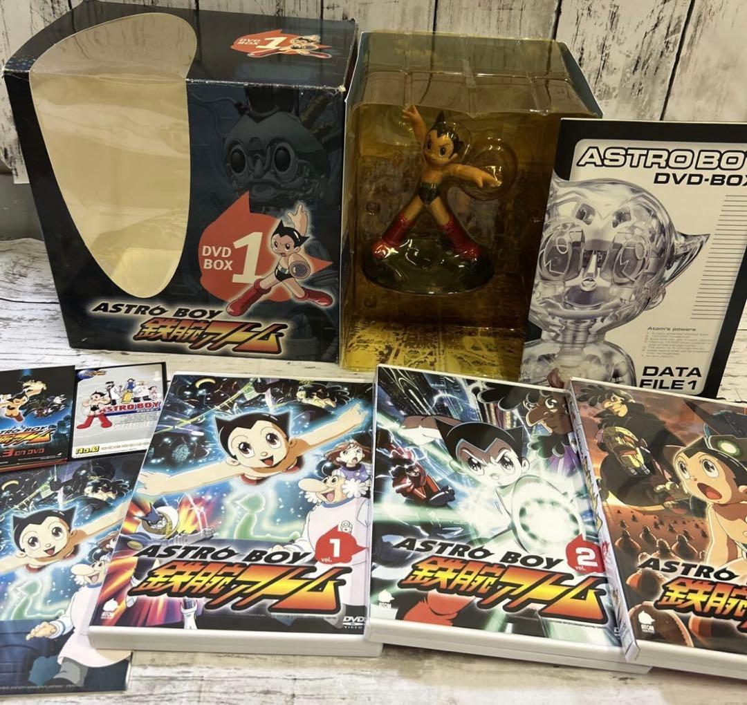 鉄腕アトムDVDボックス1 フィギュア　DVD ポストカード　トレーディング