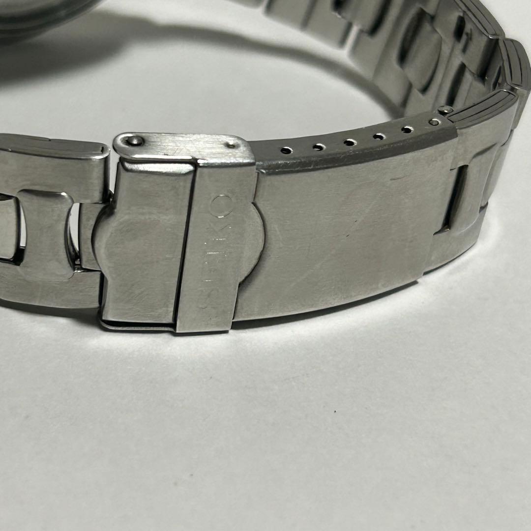 稼働 SEIKO5 セイコー5 裏スケ 自動巻き 白文字盤 23石 腕時計