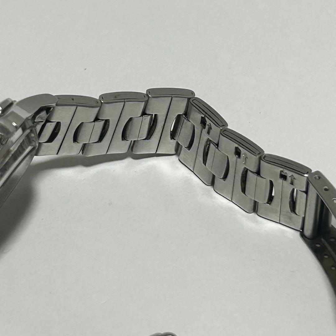 稼働 SEIKO5 セイコー5 裏スケ 自動巻き 白文字盤 23石 腕時計