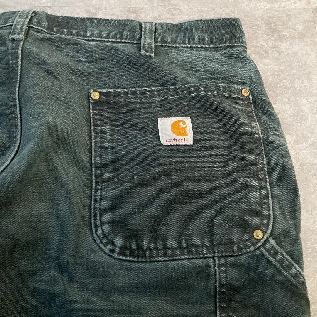 00s ブラック ダブルニー カーハート 38×30