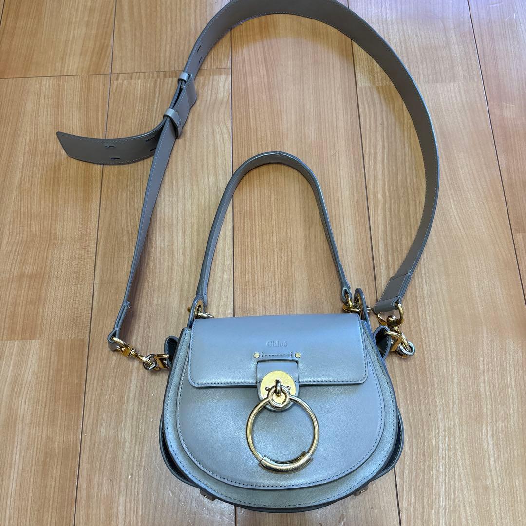 Chloe Tess テス　スモールバッグ　モッティグレー