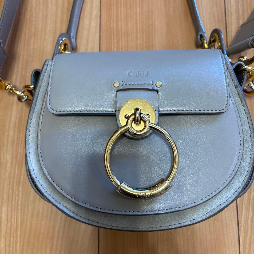 Chloe Tess テス　スモールバッグ　モッティグレー