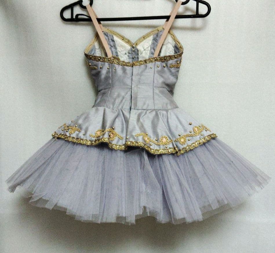 バレエ　チュチュ　小学生120cm台 3着まとめ　袖、ネックレス付 No2